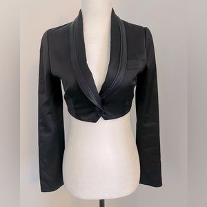 Dolce & Gabbana silk lined tuxedo bolero jacket